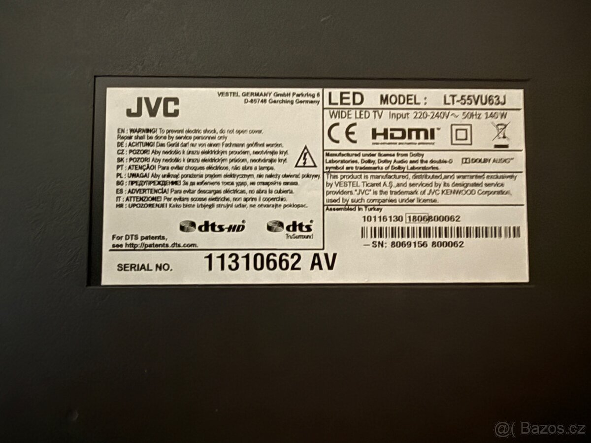 Televize JVC 55” - 2