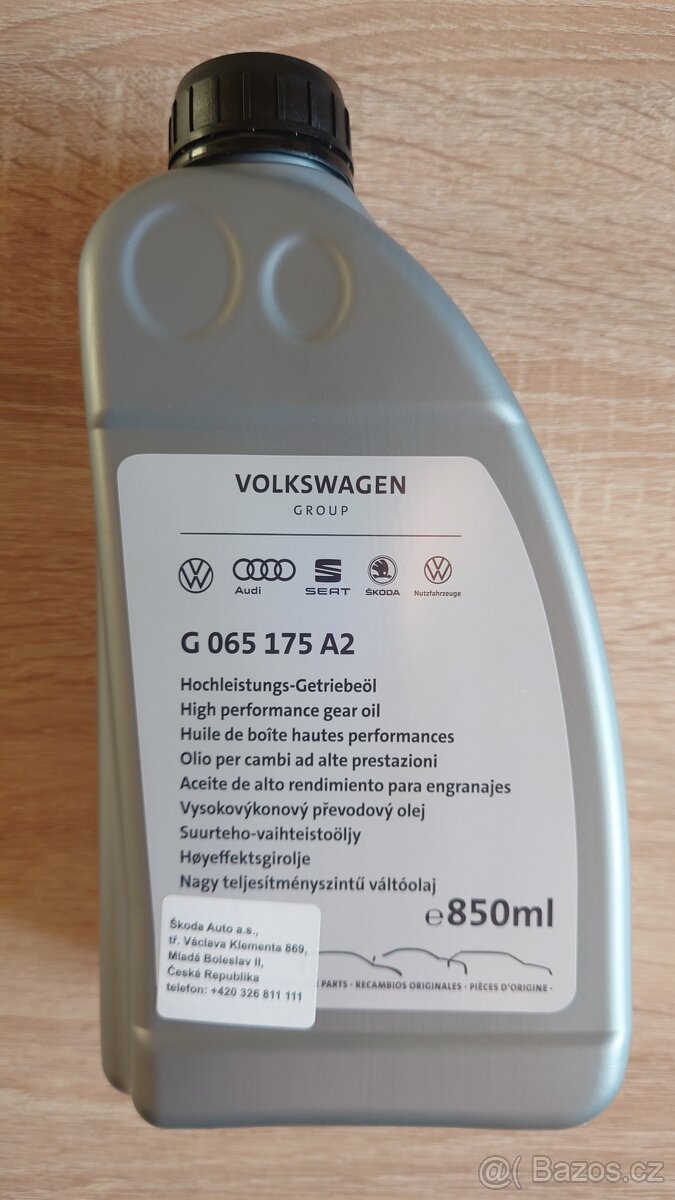 Olej do Haldex spojky G065175A2 - 2