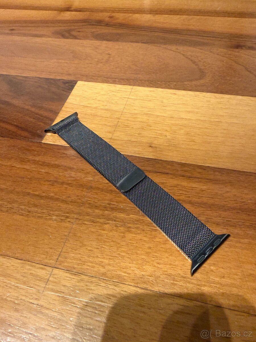 Originální milánský tah Apple Watch 45 mm • Graphite - 2