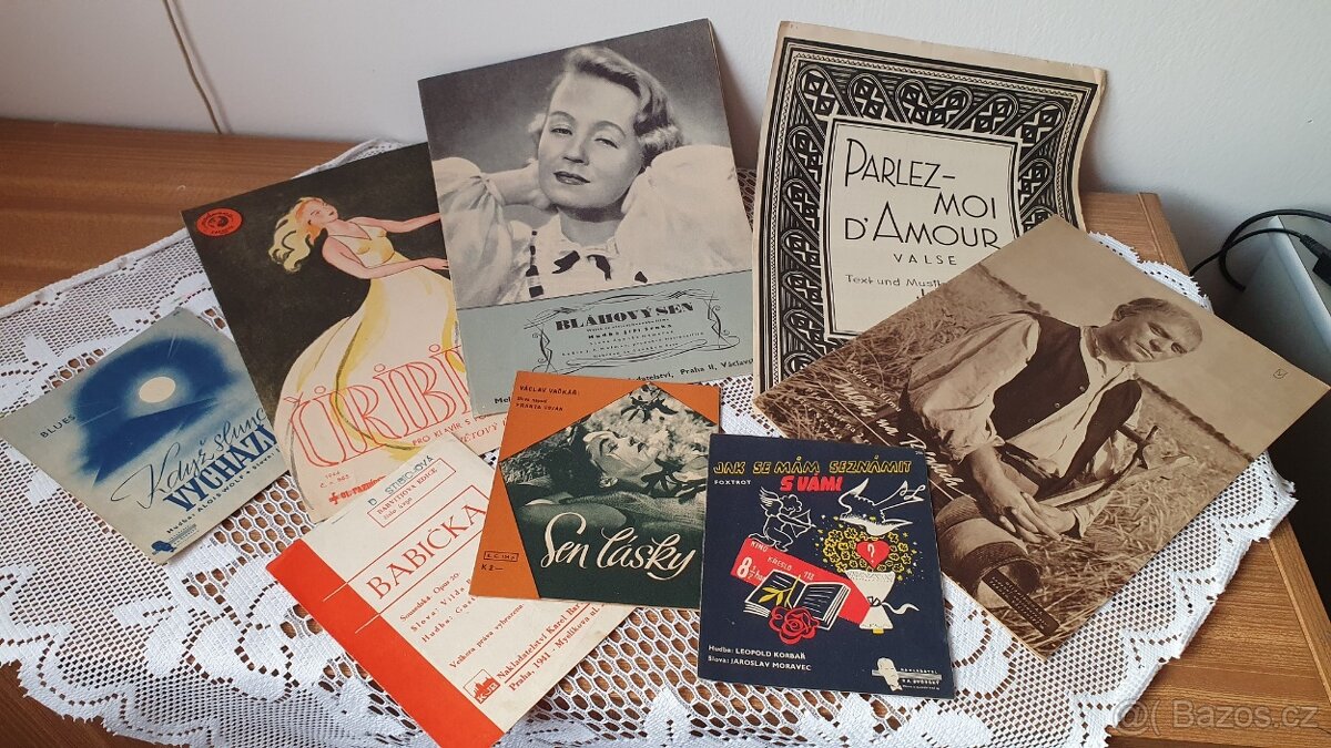 Dobové výtisky skladeb - 2