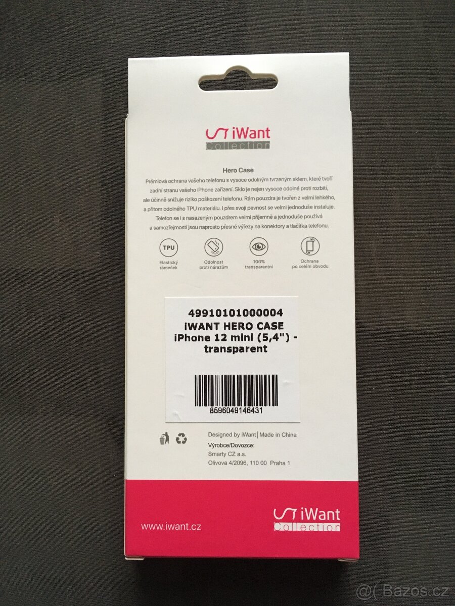 iWant obal Hero kryt Apple iPhone 12 mini - čirý - 2