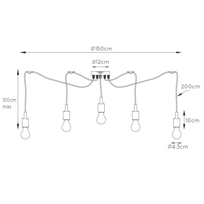 Stropní svítidlo Lucide - 2
