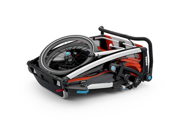 Prodám Thule Chariot Cross 2 – oranžový (Double) - 2