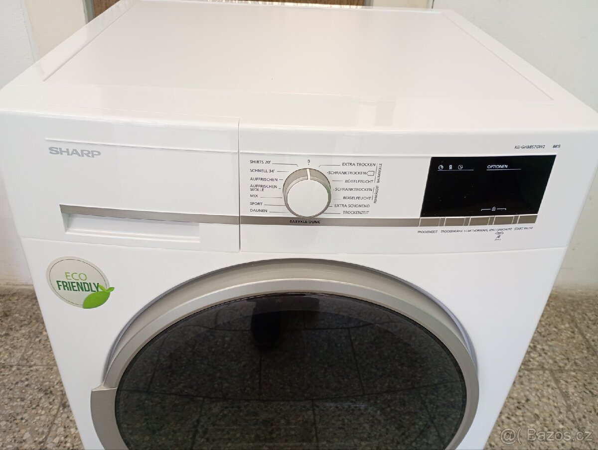 Sušička prádla s tepelným čerpadlem Sharp - 2