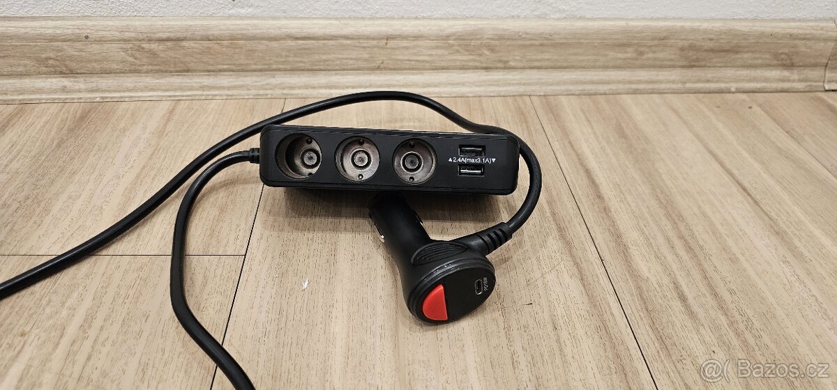 Zapalovač rozdvojka, nabíječka, USB atd - 2