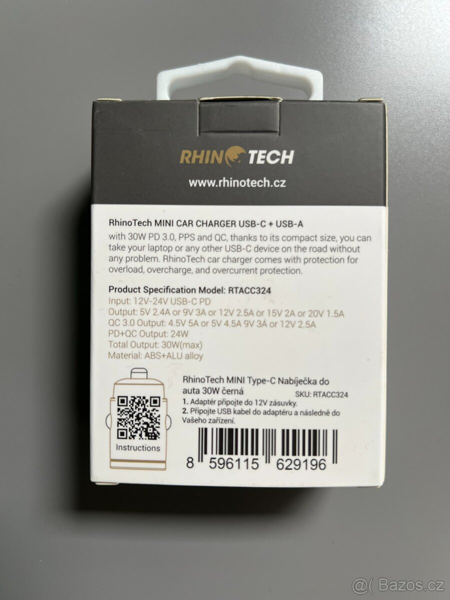 Autonabíječka 30W – NOVÁ - 2