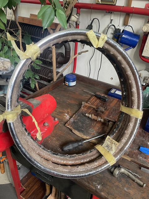 Jawa 500 OHC ráfky - 2