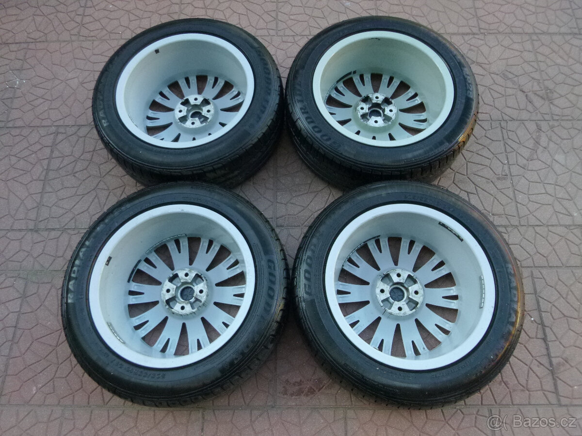 Celoroční alu sada disky kola originál Fiat 4x98 7Jx16 ET31 - 2