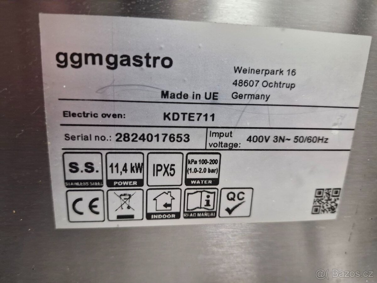 Konvektomat GGM Gastro - KDTE711 - 2