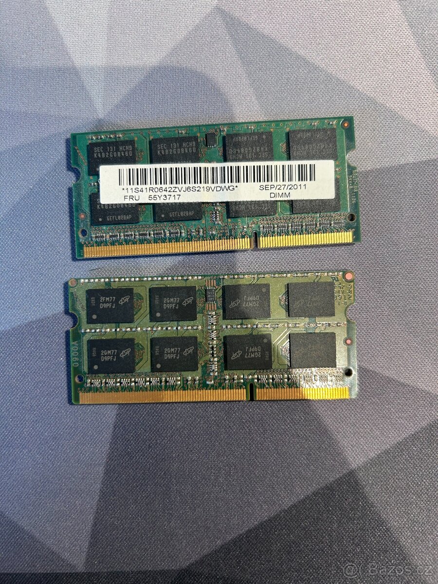 Paměť RAM 8GB (2x4GB), DDR3, 1333 MHz - 2