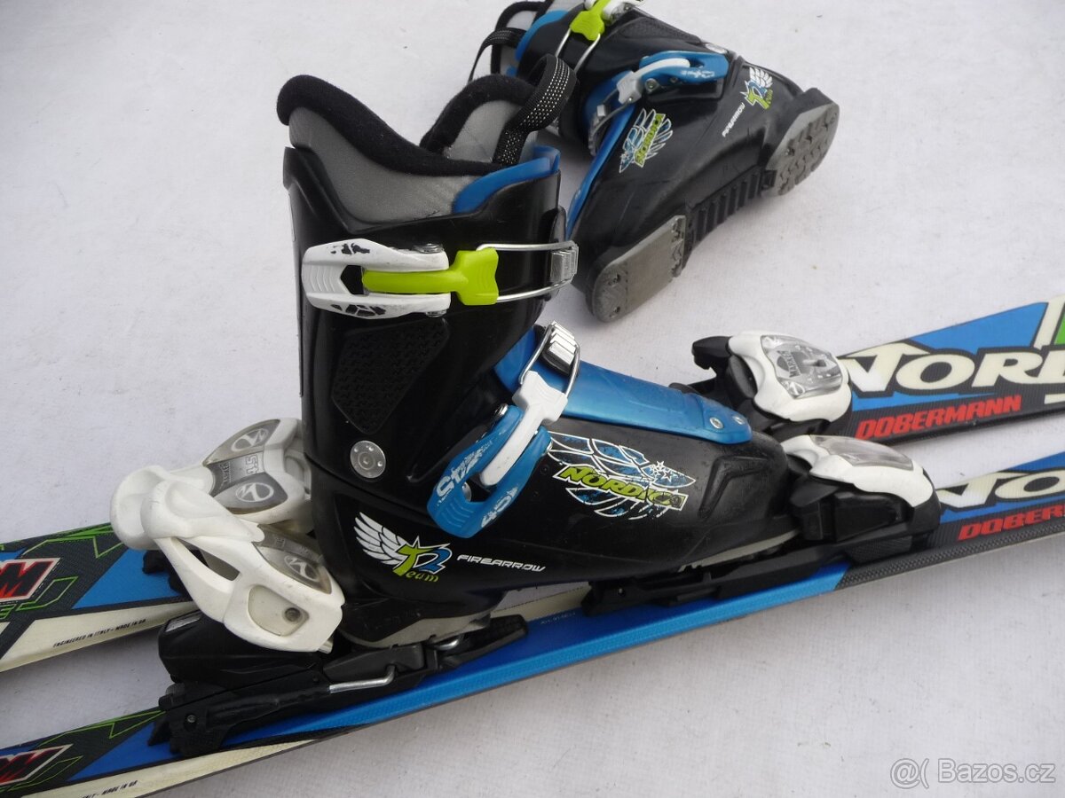 169. Detske lyže NORDICA - 100cm + boty NORDICA 32,5 eu SET - 2