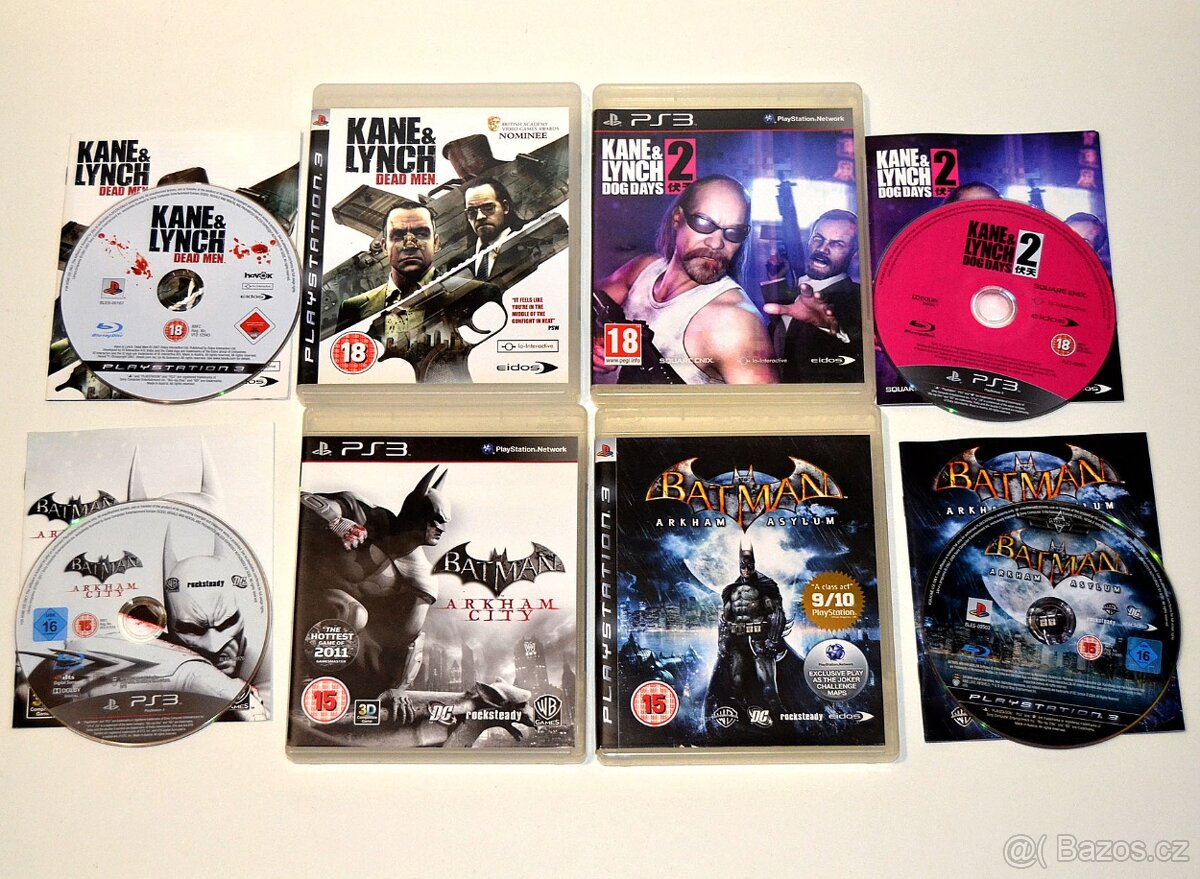 Hry pre PlayStation 3 Batman, Doom, Formula 1, NFS - 2