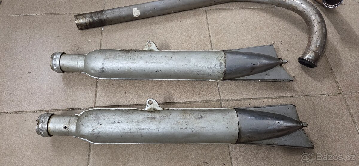 Jawa pérák výfuky - 2