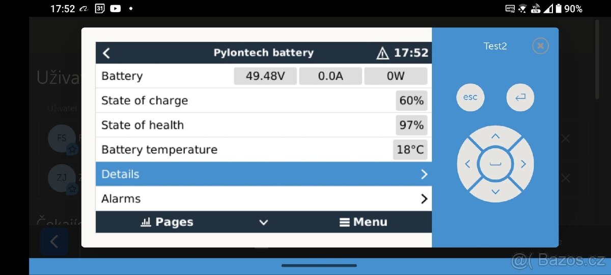 Pylontech us3000c 3ks, baterie - 2