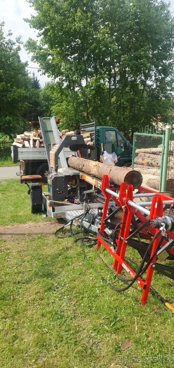 Zpracování palivového dřeva Štípání dřeva - 2