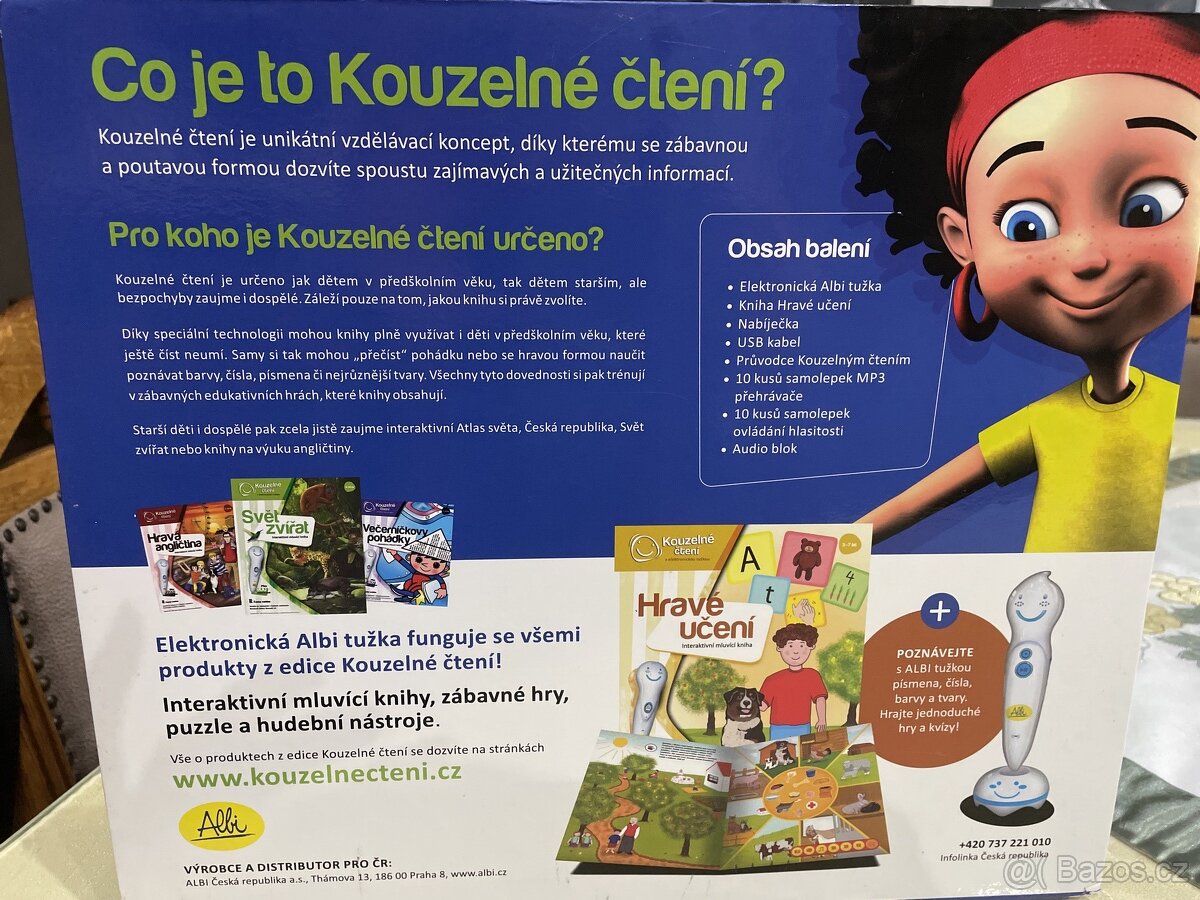 Albi tužka a kniha hravá angličtina+další knihy - 2