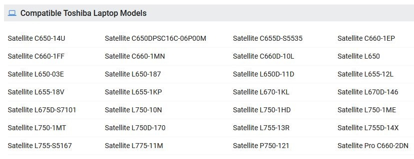 baterie PA3817U pro notebooky Toshiba Satellite (2.5hod) - 2