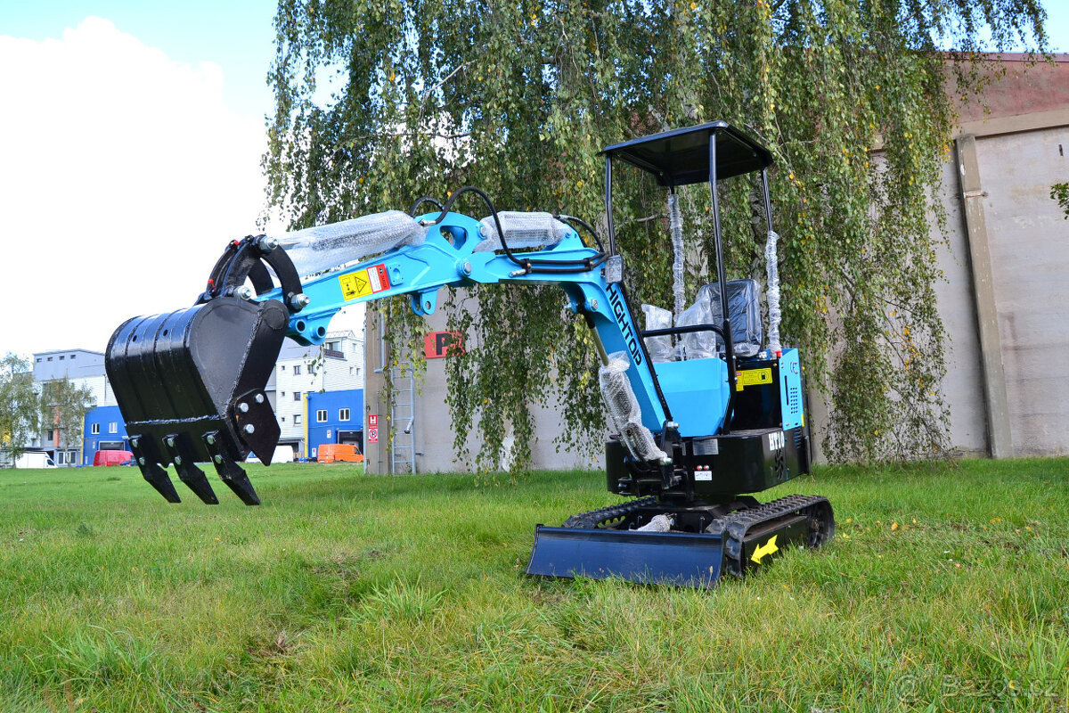 miniBagr zethos HT 1000kg nekonečná otoč naftový 11koní - 2