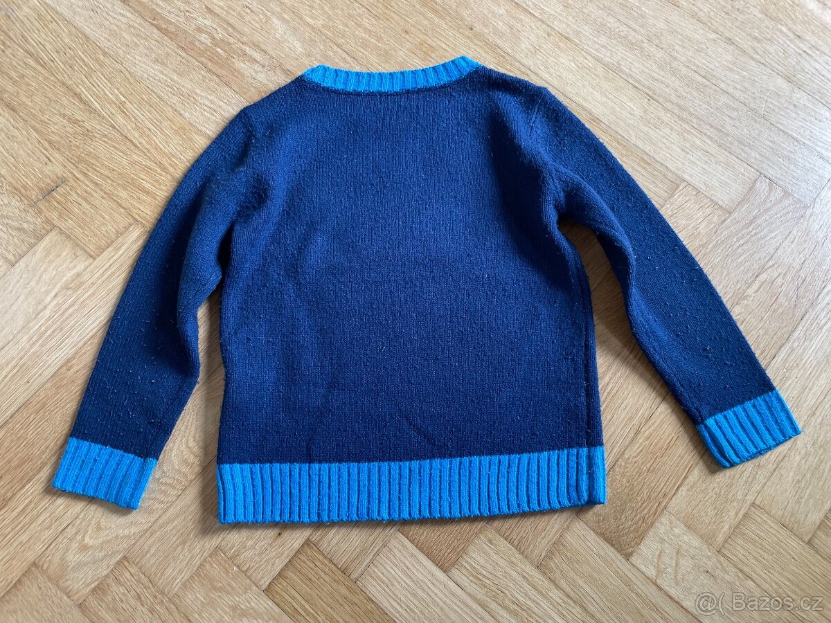 Klučičí vánoční svetr se sobem F&F 3 roky - 2