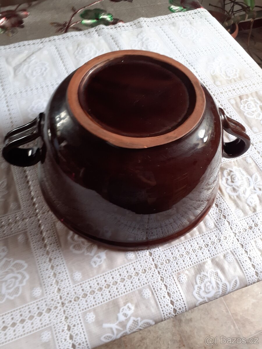 Starožitné mísy kvalitní kamenina, jako nové - 2