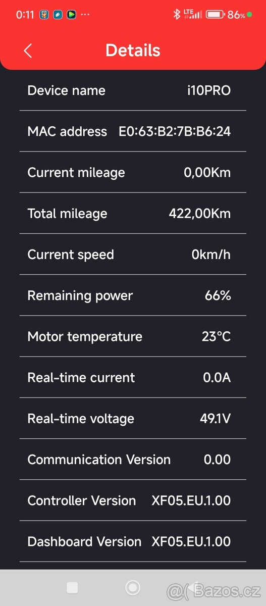 Elektrokolobeźka Scooter i10 Pro - 2