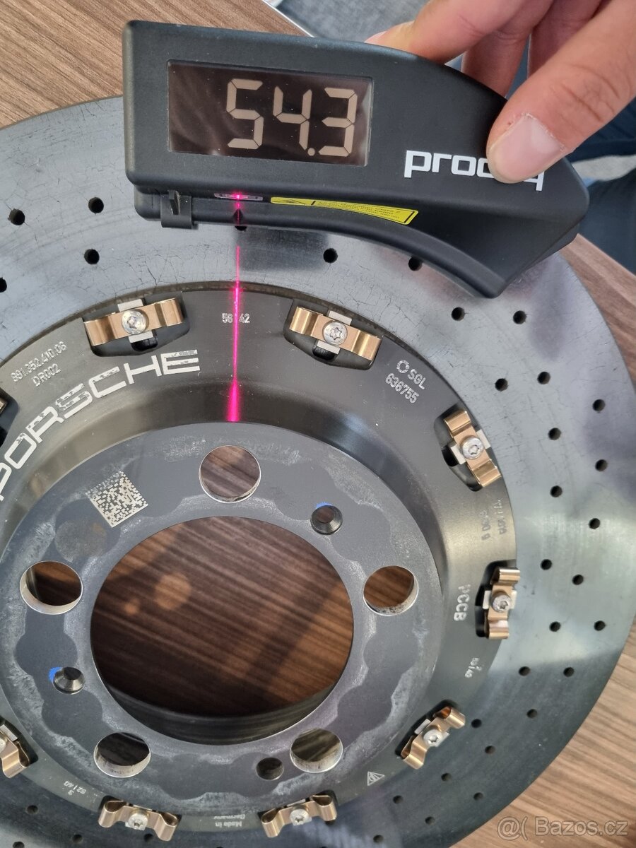 Prodám přední PCCB 911 GT3 RS 991.1 kotouče + destičky - 2