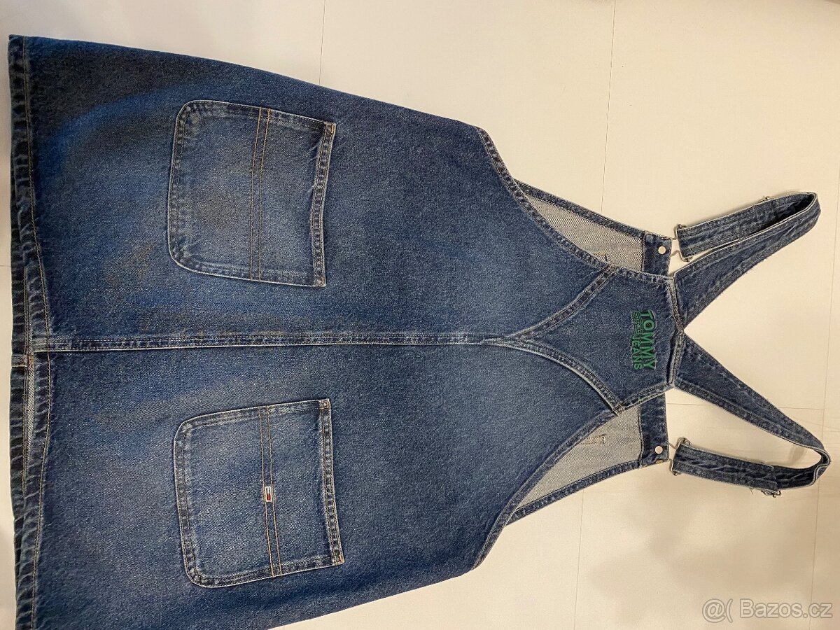 Džínové šaty s laclem - 2