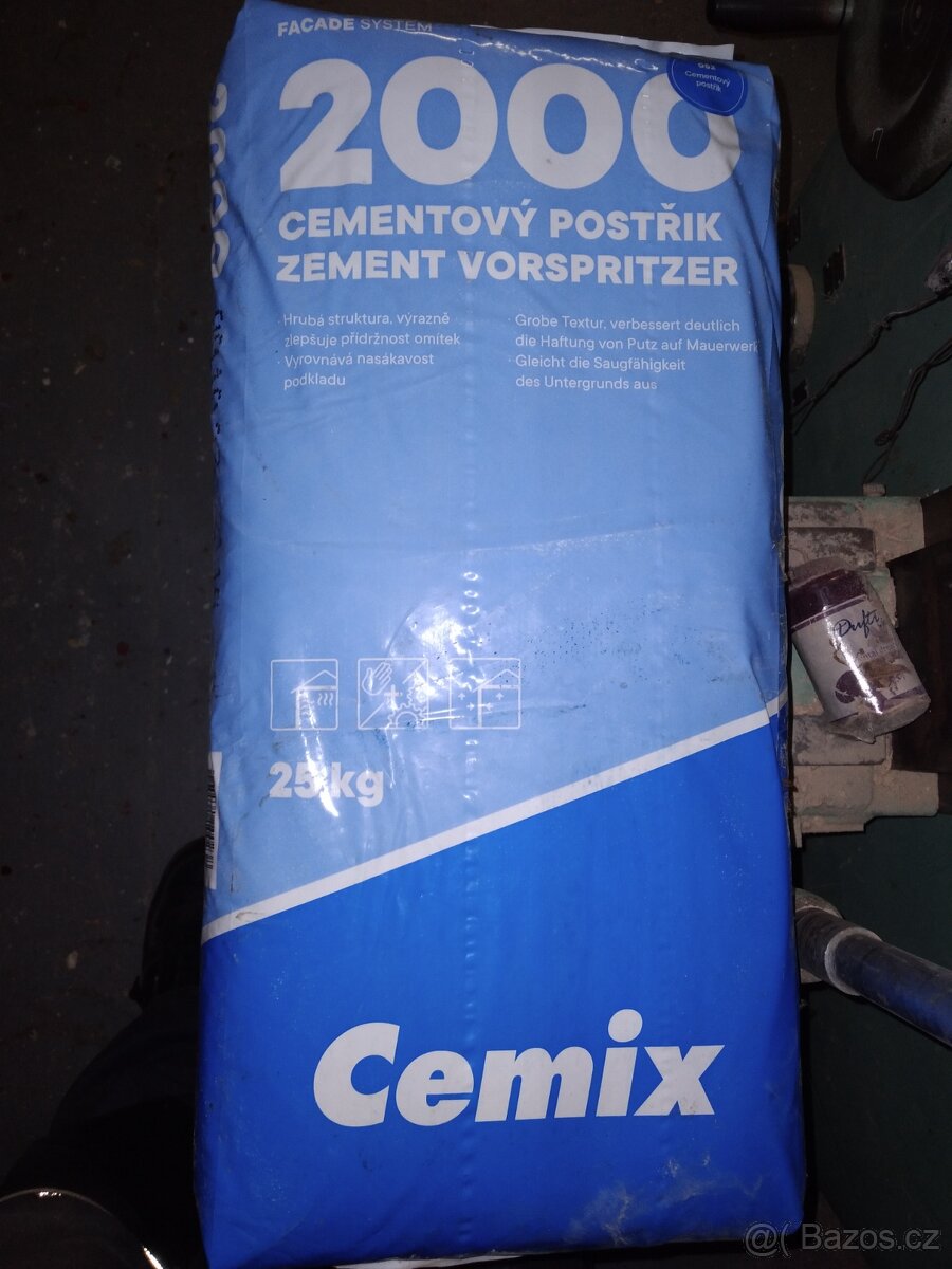 Cementová malta (špric) cemix v pytlích 25kg (70ks) - 2