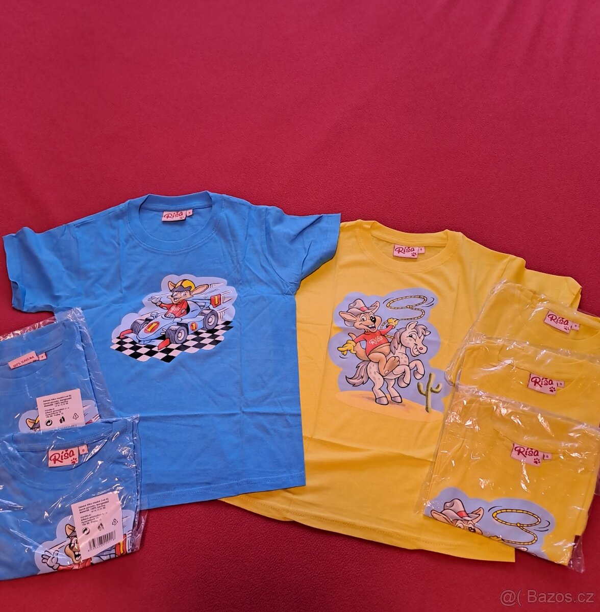 Nové trička Ríša vel.122-128 - 2