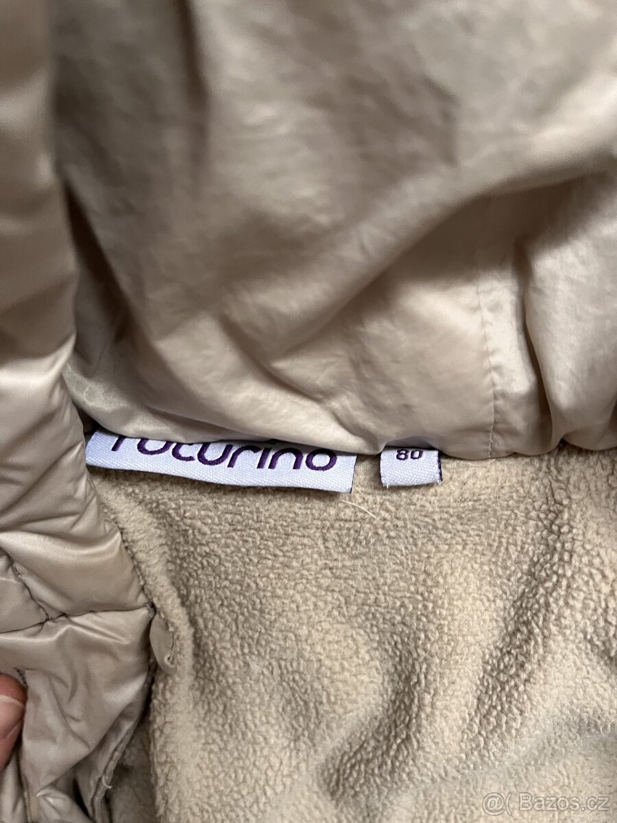 Péřová kombinéza béžová - 2