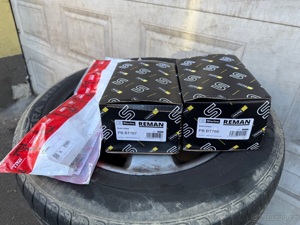 Brzdové třmeny repasované a brzdové hadice trw Škoda, Vw - 2