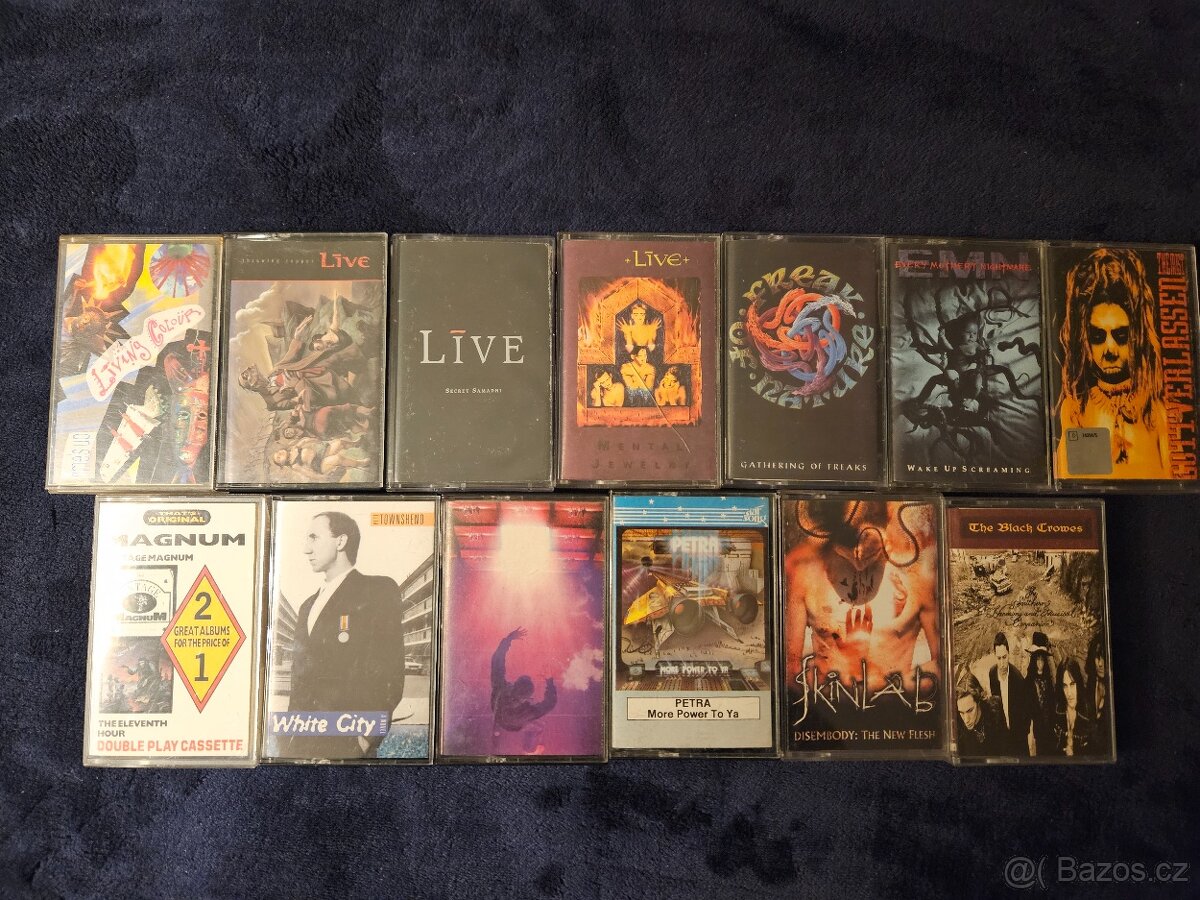 Rock, metal MC originál - 2