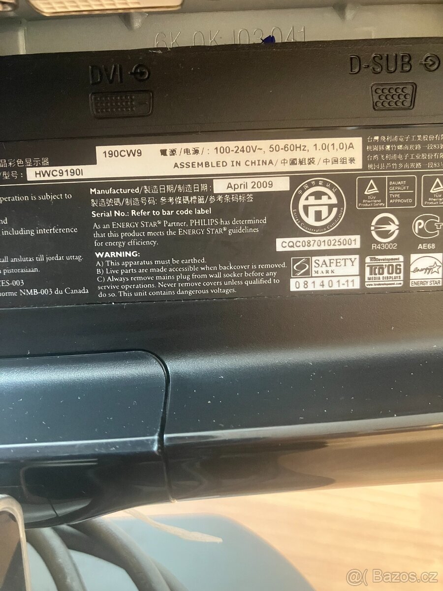 Monitor Philips 19" - 2