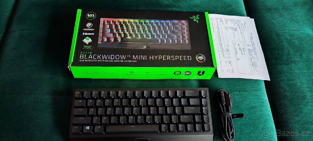 Herní Klavesnice Razer BLACKWIDOW V3 MINI HyperSpeed Black - 2