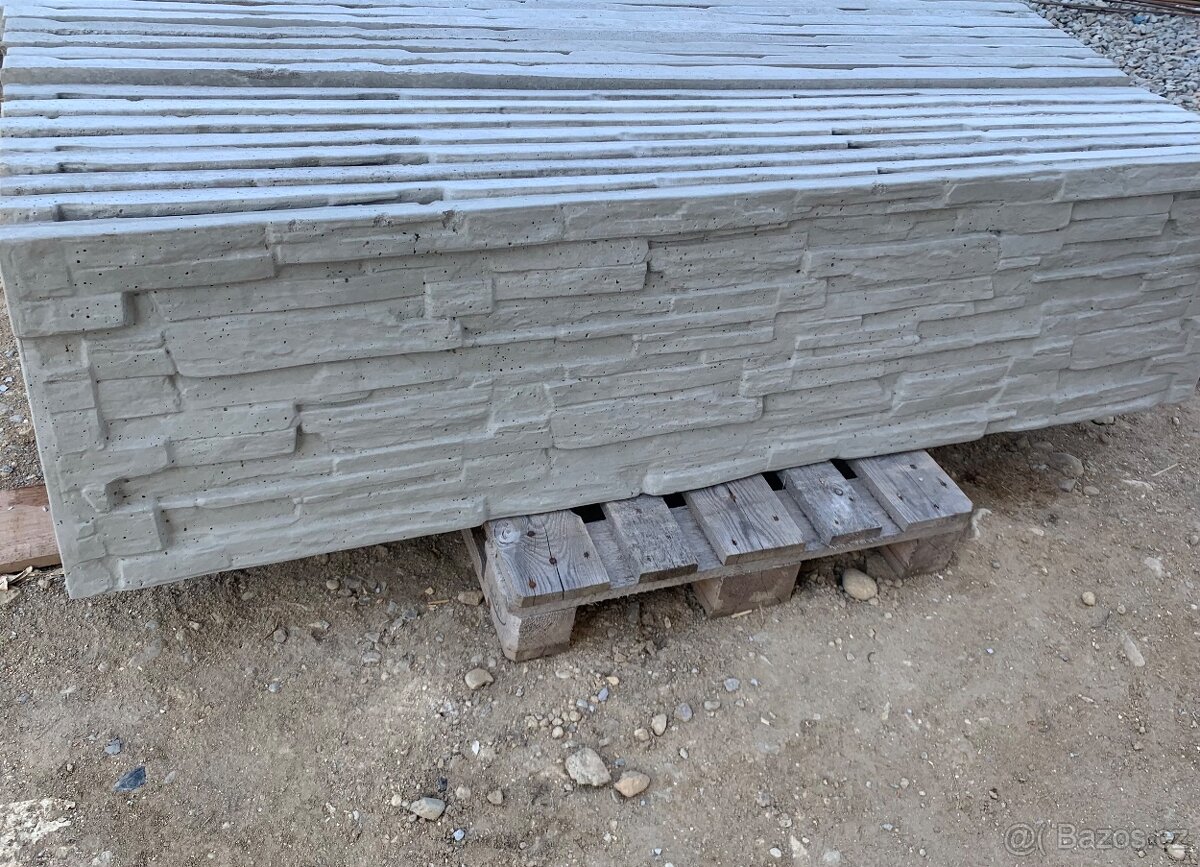 Betonová plotová deska II. Jakost - 2