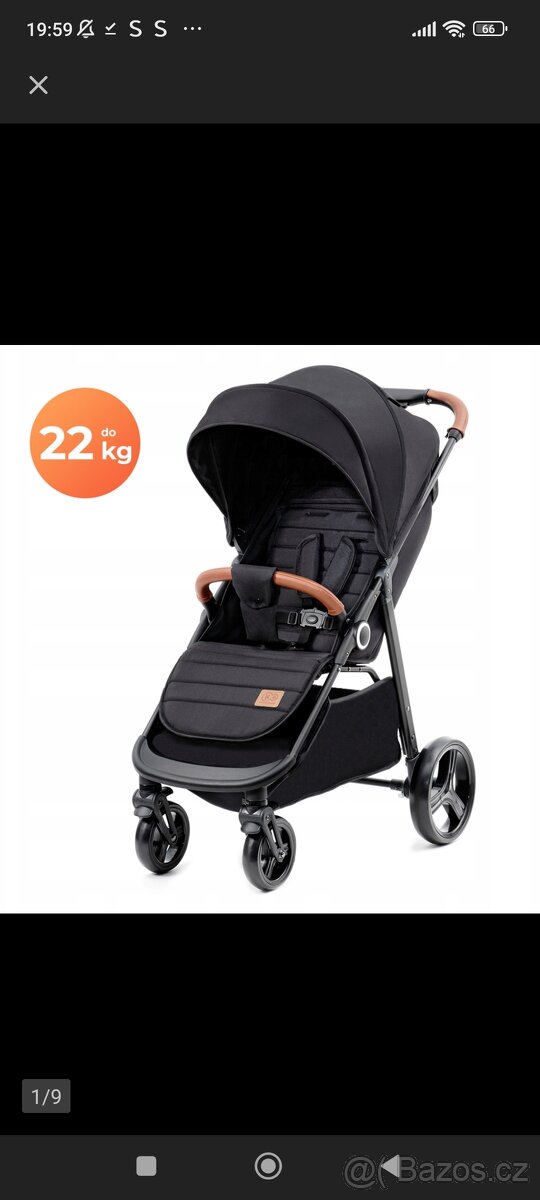 Sportovní kočárek Kinderkraft černý - 2