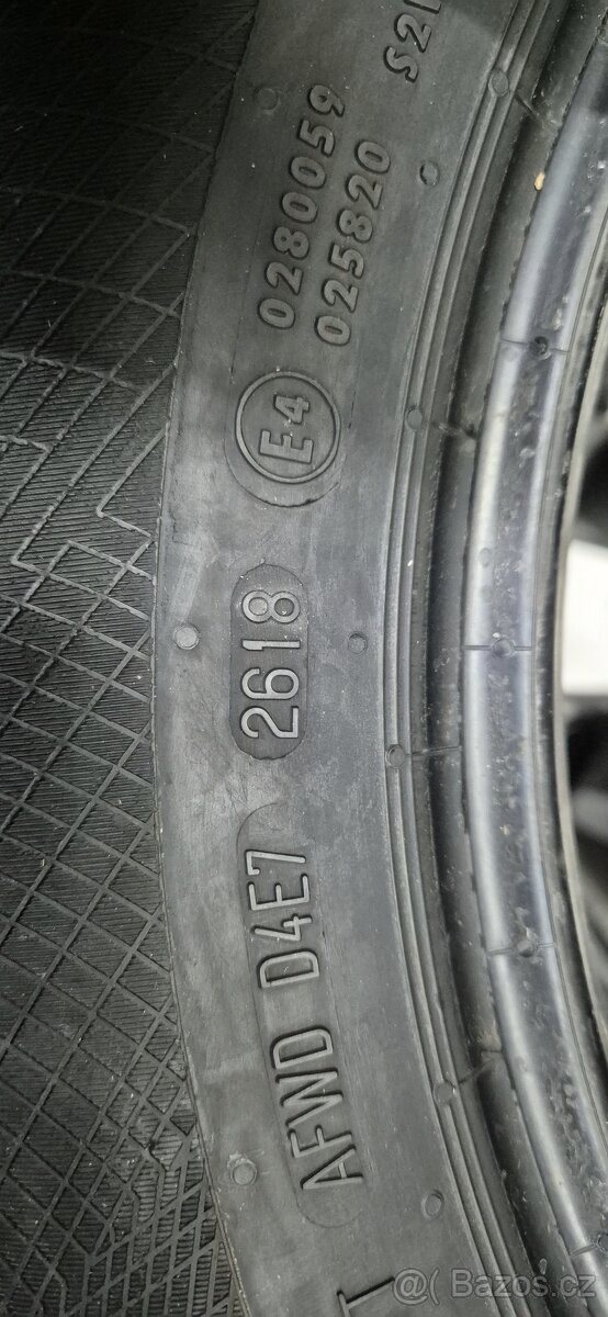 2x zimni pneu continental 205/60 R16 - 2