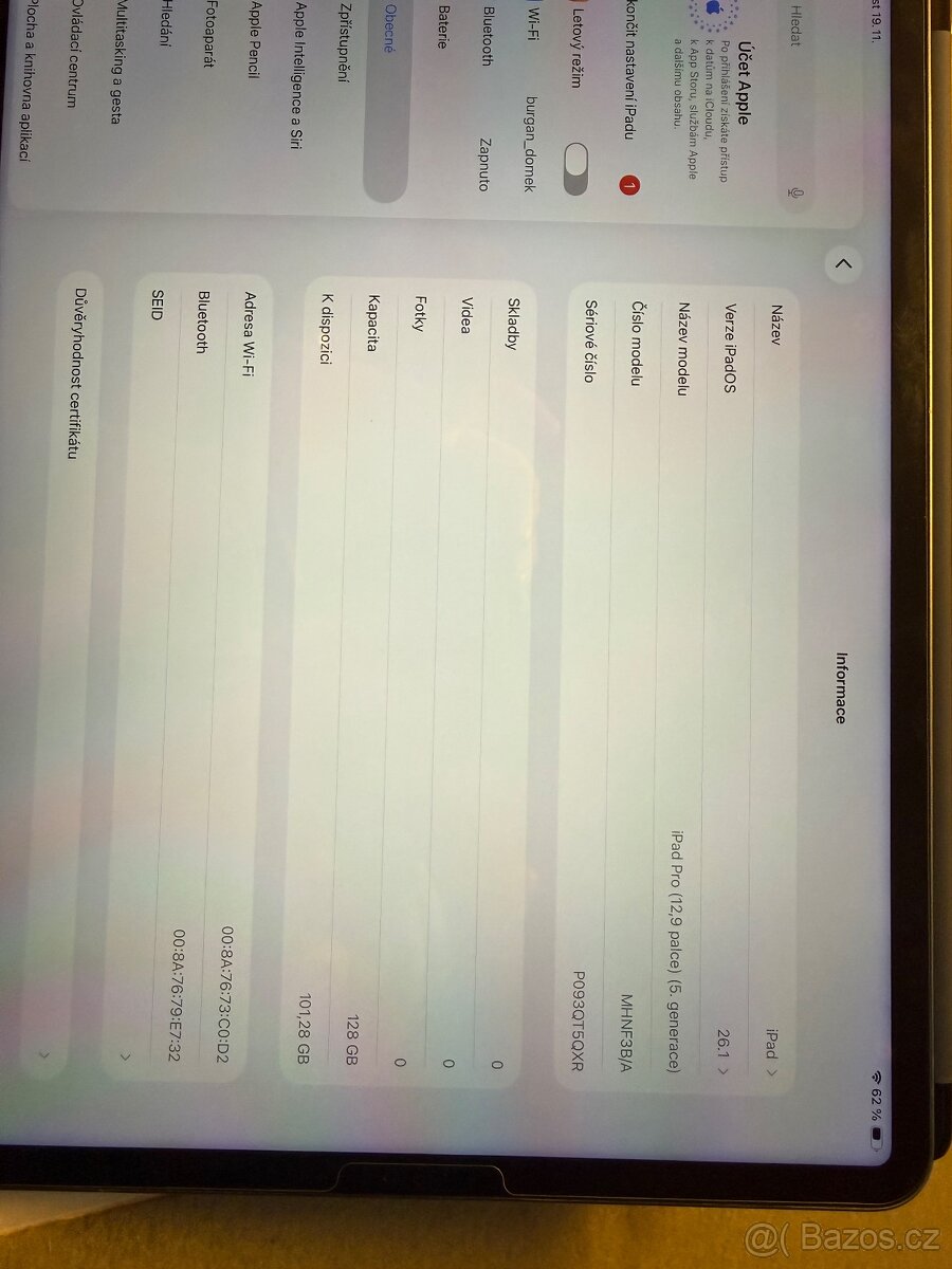 Ipad Pro 12.9 M1 128GB - 2