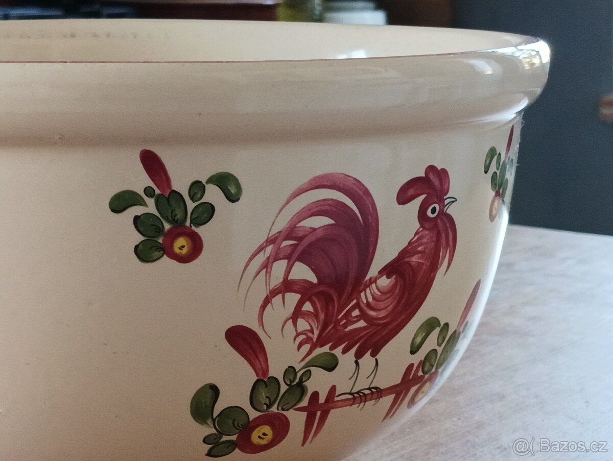 FAJÁNS MÍSA RUČNĚ MALOVANÁ CCF FRANCIE - 2