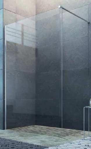 sprchová stěna fix 180cm x h200cm- výprodej - 2