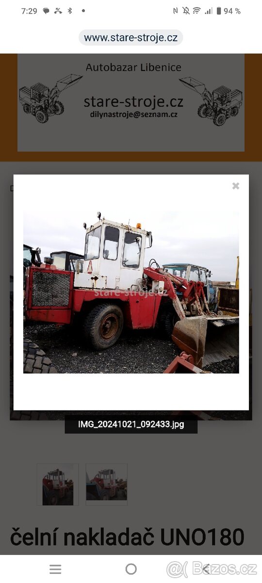 Čelní nakladač UNO 180 - 2