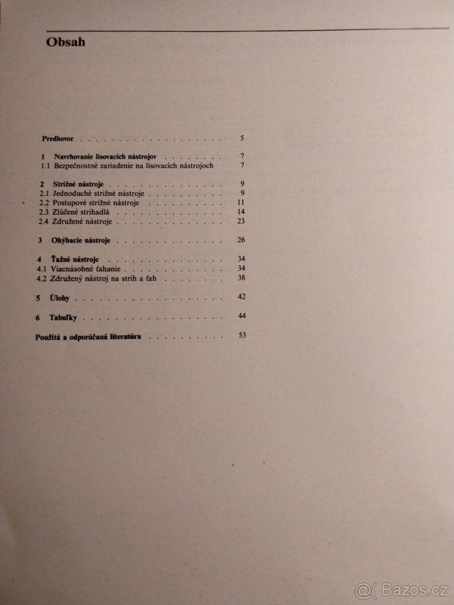 Technologické cvičenia - návrh lisovacích nástrojov - 2