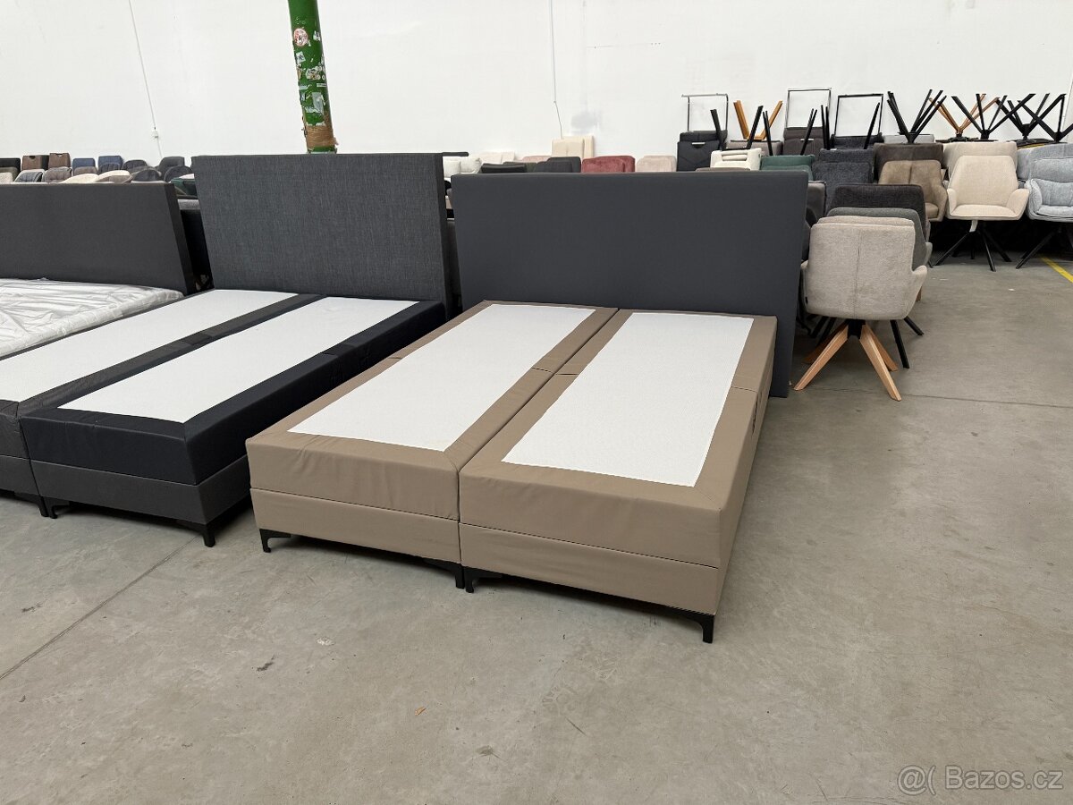 Postel 160x200 BOXSPRING NOVÁ 2. jakost - 2