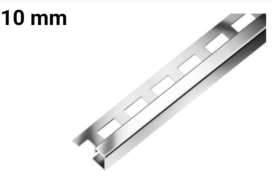 Nerezová lišta, profil.ukoncovaci. - 2