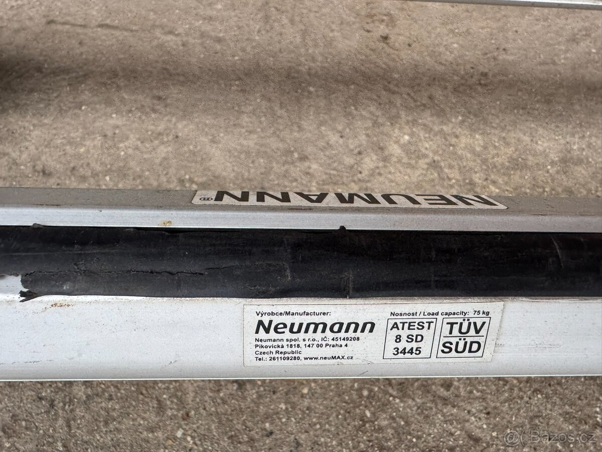 Příčníky pevné patky, Neumann Hliník 250,- - 2