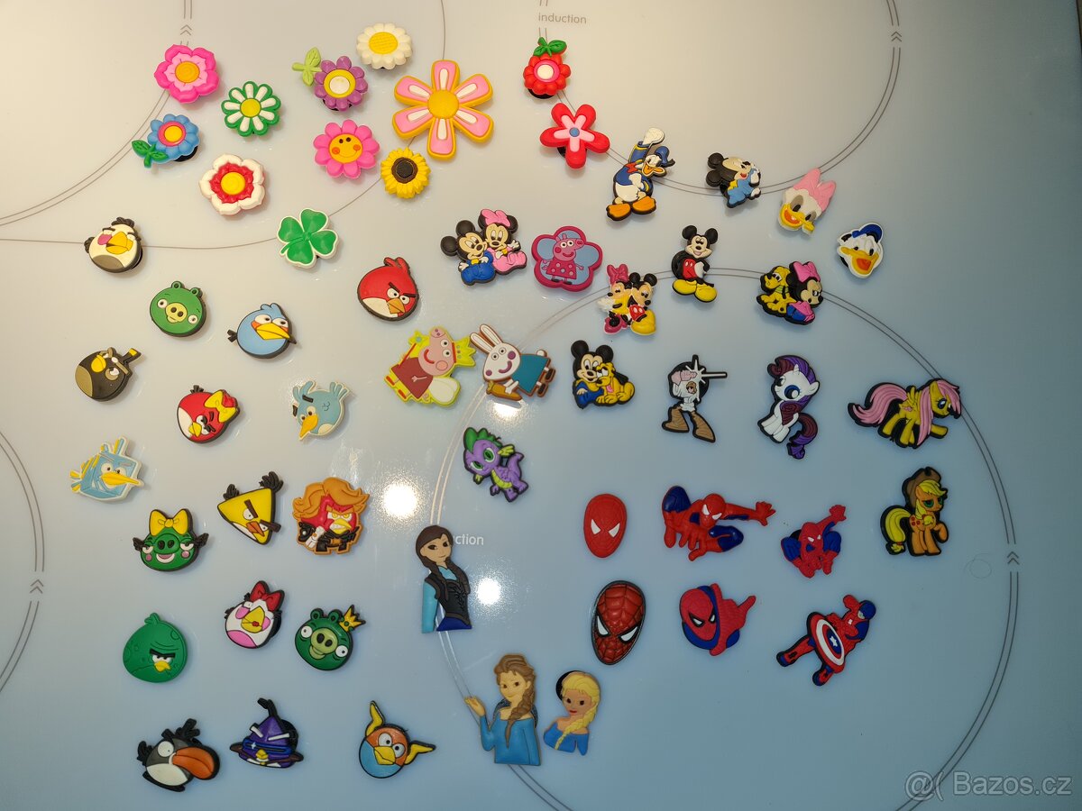 Jibbitz (ozdoby na crocs) - přívěsky na boty - 2