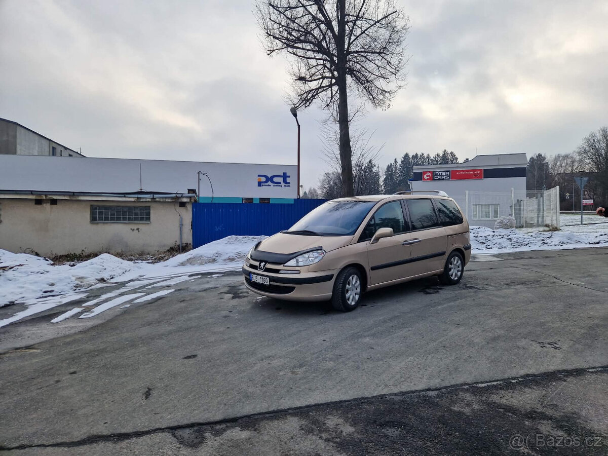 Peugeot 807 - BA+LPG, 8. míst - 2