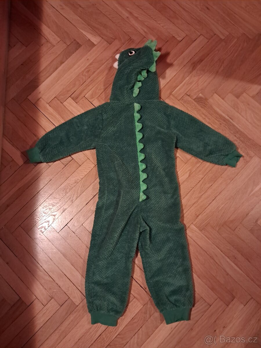 Overal dinosaurus + zimni bunda 98/104 - 2