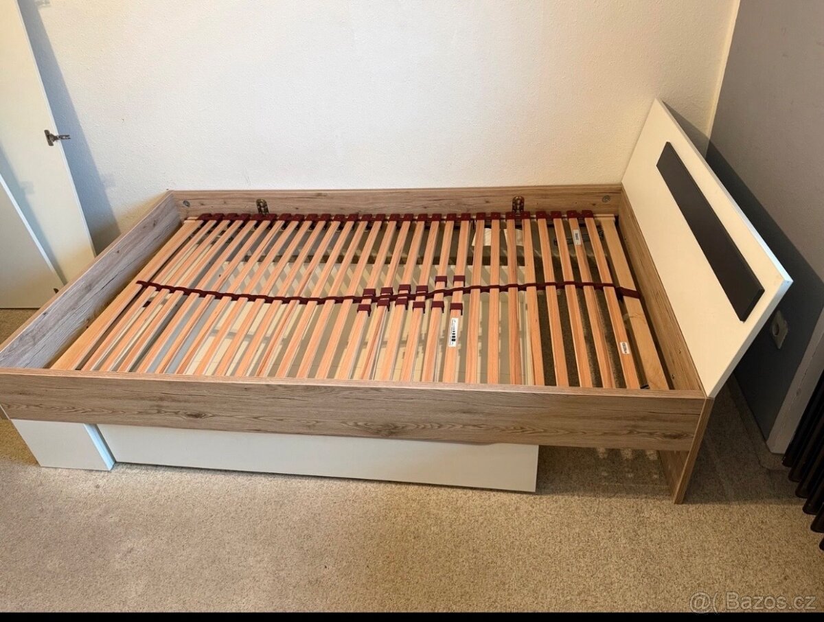 Postel 120x200 s uloženým prostorem - 2