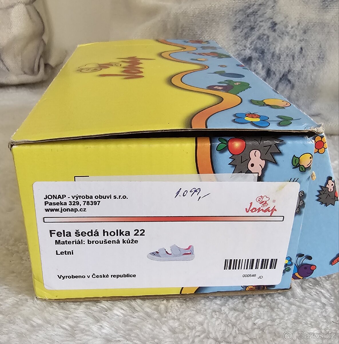 Kožené barefoot sandálky Jonap velikost 22 - 2